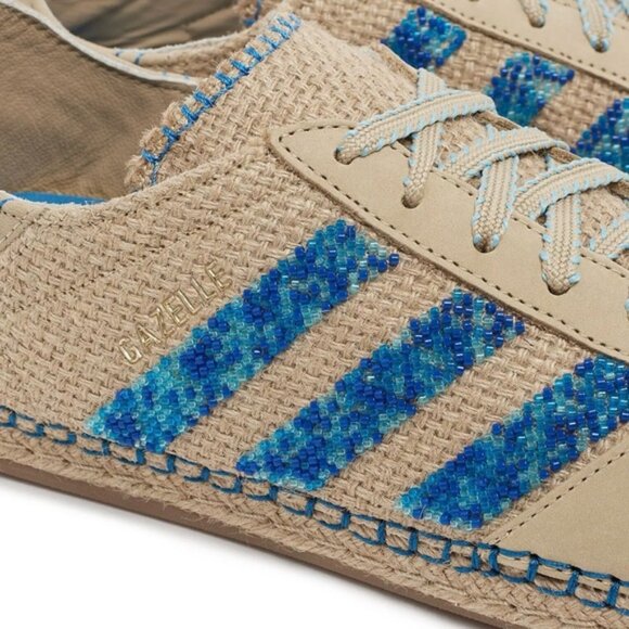 ADIDAS CLOT Gazelle by Edison Chen Linen Khaki - IH3641 Sz 6.5/8 - Picture 4 of 14